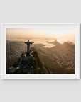 Christ the Redeemer – Sunrise over Guanabara Bay Print Tidaltones