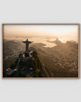 Christ the Redeemer – Sunrise over Guanabara Bay Print Tidaltones