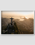 Christ the Redeemer – Sunrise over Guanabara Bay Print Tidaltones