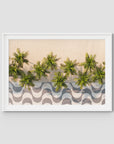 Calçadão de Copacabana – Iconic Sidewalk & Palms Aerial Print Tidaltones