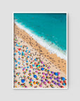 Ipanema Beach Aerial – Colour & Crowd Print Tidaltones