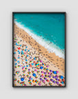 Ipanema Beach Aerial – Colour & Crowd Print Tidaltones