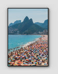Ipanema Beach – Iconic Rio Summer Day Print Tidaltones