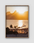Ipanema Sunset – Golden Hour in Rio Print Tidaltones
