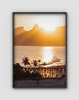 Ipanema Sunset – Golden Hour in Rio Print Tidaltones