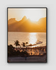 Ipanema Sunset – Golden Hour in Rio Print Tidaltones
