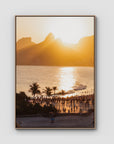 Ipanema Sunset – Golden Hour in Rio Print Tidaltones