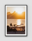 Ipanema Sunset – Golden Hour in Rio Print Tidaltones