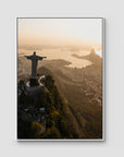 Christ the Redeemer – Sunrise over Guanabara Bay Print Tidaltones