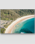 Number One Beach ii - Seal Rocks - Art Print - Float Frame Canvas - White - Landscape