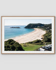 Boat Beach Lookout - Seal Rocks - Art Print - Traditional Frame - Raw Oak - Landscape