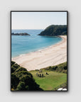 Boat Beach Lookout - Seal Rocks - Art Print - Float Frame Canvas - Black - Portrait