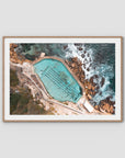 Bronte Baths Top Down - Sydney - Art Print Tidaltones