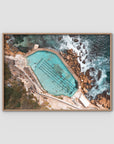 Bronte Baths Top Down - Sydney - Art Print Tidaltones