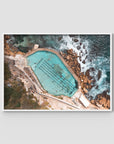 Bronte Baths Top Down - Sydney - Art Print Tidaltones