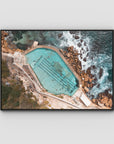 Bronte Baths Top Down - Sydney - Art Print Tidaltones