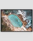 Bronte Baths Top Down - Sydney - Art Print Tidaltones