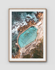 Bronte Baths Top Down - Sydney - Art Print Tidaltones