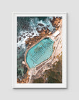Bronte Baths Top Down - Sydney - Art Print Tidaltones