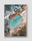 Bronte Baths Top Down - Sydney - Art Print Tidaltones
