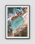 Bronte Baths Top Down - Sydney - Art Print Tidaltones