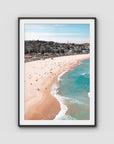 Bondi Beach - Sydney - Art Print - Traditional Frame - Black - Portrait