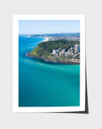 Burleigh Aerial - Gold Coast - Art Print - Fine Art Paper - Unframed Print - Portrait