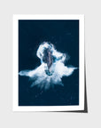 Whale Breach - Art Print - Fine Art Paper - Unframed Print - Portrait