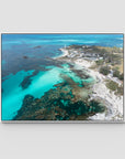 The Basin - Art Print - Float Frame Canvas - White - Landscape