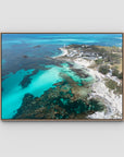 The Basin - Art Print - Float Frame Canvas - Raw Oak - Landscape
