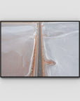 West Oz Salt Lake - Art Print - Float Frame Canvas - Black - Landscape