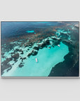 Porpoise Bay - Rottnest Island - Art Print - Float Frame Canvas - White - Landscape