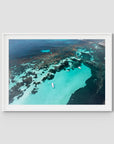 Porpoise Bay - Rottnest Island - Art Print - Traditional Frame - White - Landscape