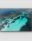 Porpoise Bay - Rottnest Island - Art Print - Float Frame Canvas - Raw Oak - Landscape