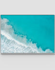 West Beach White Wash ii - Esperance - Art Print - Float Frame Canvas - White - Landscape