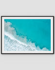 West Beach White Wash ii - Esperance - Art Print - Traditional Frame - Black - Landscape
