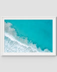 West Beach White Wash ii - Esperance - Art Print - Traditional Frame - White - Landscape