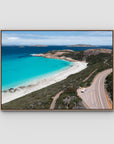 Twilight Beach Road - Esperance - Art Print - Float Frame Canvas - Raw Oak - Landscape