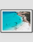 Blue Haven Blues - Esperance - Art Print - Traditional Frame - Black - Landscape