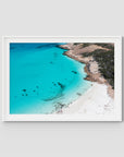 Blue Haven Blues - Esperance - Art Print - Traditional Frame - White - Landscape