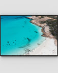 Blue Haven Blues - Esperance - Art Print - Float Frame Canvas - Black - Landscape