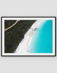 Blue Haven Lines - Esperance - Art Print - Traditional Frame - Black - Landscape