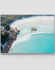 Twilight Beach Top Down ii - Esperance - Art Print Tidaltones