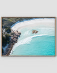 Twilight Beach Top Down ii - Esperance - Art Print Tidaltones