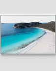 Lucky Bay ii - Esperance - Art Print - Float Frame Canvas - White - Landscape
