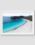 Lucky Bay ii - Esperance - Art Print - Traditional Frame - White - Landscape