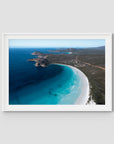 Lucky Bay - Esperance - Art Print - Traditional Frame - White - Landscape