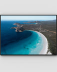 Lucky Bay - Esperance - Art Print - Float Frame Canvas - Black - Landscape