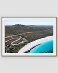 Lucky Bay Campground - Esperance - Art Print - Traditional Frame - Raw Oak - Landscape