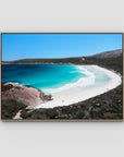 Hellfire Bay - Esperance - Art Print - Float Frame Canvas - Raw Oak - Landscape